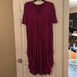 Comfy USA Fuchsia Dress